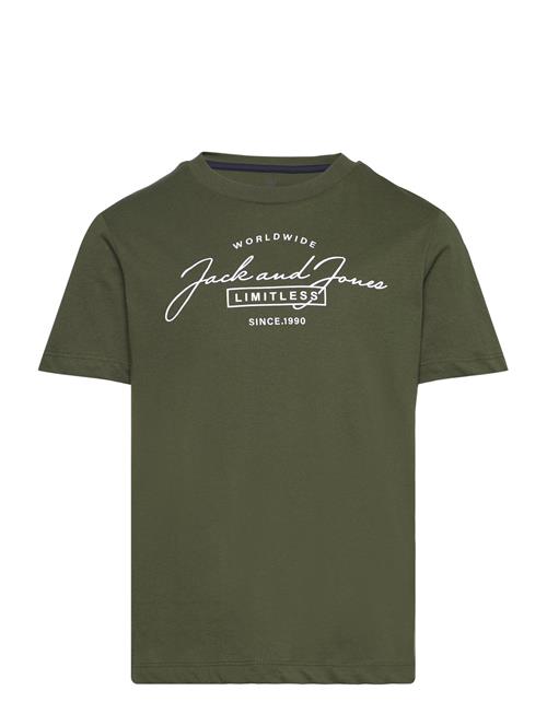 Jack & Jones Jjferris Tee Ss Crew Neck Jnr Jack & J S Khaki