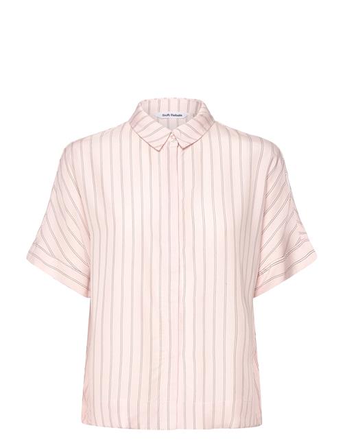 Srmargot Freedom Striped Ss Shirt Soft Rebels Pink