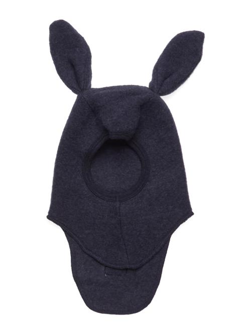 Balaclava Ears Wool Fleece Huttelihut Navy