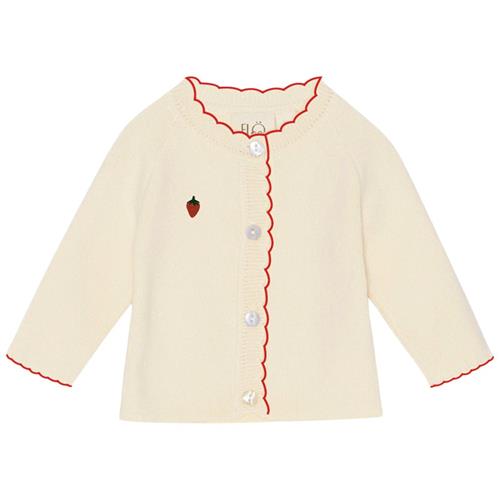 Flöss Kaya Cardigan Soft White Berry |  | 50 cm