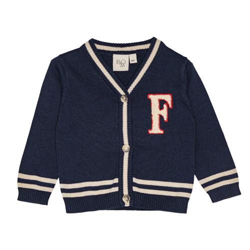 Flöss Oscar Cardigan Forår Navy | Marine blå | 74 cm