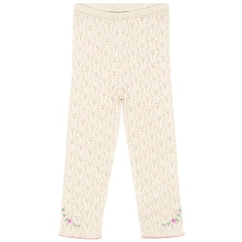 Konges Sløjd Rosier Strikkede Bukser Cream Off White 6 months  Creme  6 måneder  kvinde