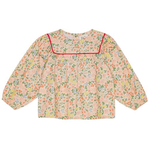 Flöss Emma Bluse Spring Flower 122 cm  Beige  122 cm  kvinde