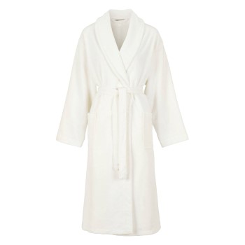 Damella Unisex Torekov Robe Hvid bomuld Large