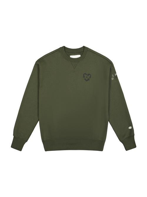 Champion Authentic Athletic Apparel Sweatshirt  mørkegrøn / sort / hvid