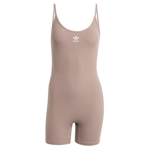 ADIDAS ORIGINALS Jumpsuit 'Essentials'  cappuccino / hvid