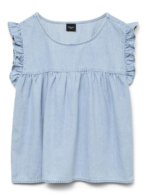 VERO MODA Bluse 'Becca'  blue denim