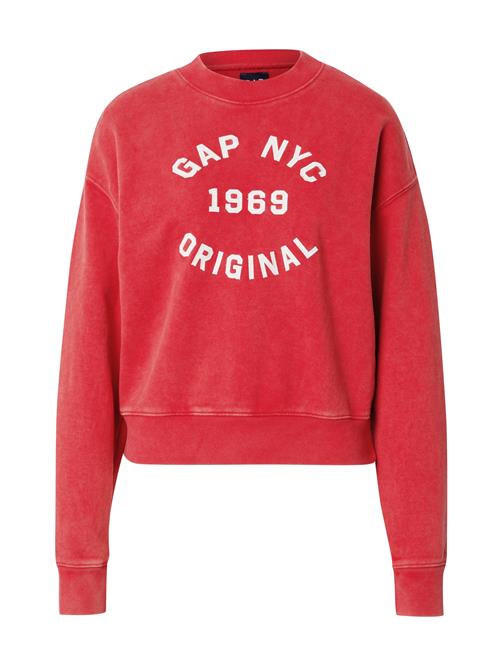 GAP Sweatshirt  rød / hvid