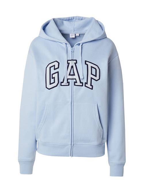 GAP Sweatjakke 'HERITAGE'  marin / lyseblå / hvid