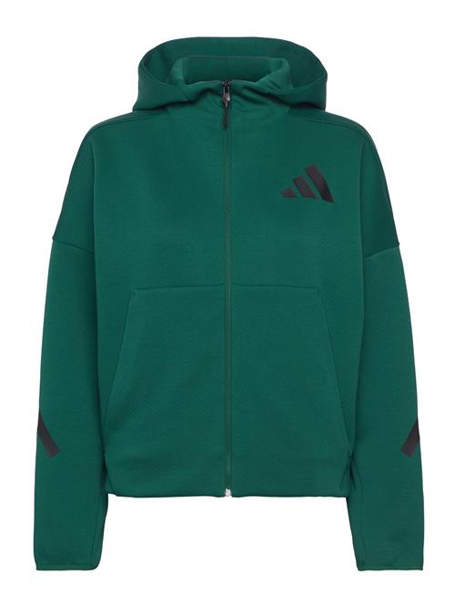 Z.n.e. Full Zip Hoodie Adidas Sportswear Green