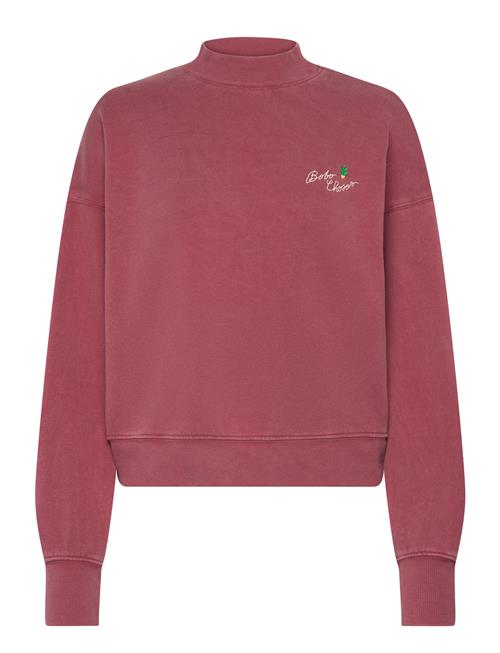 Bobo Choses Embroidery Mock-Neck Sweatshirt Bobo Choses Red