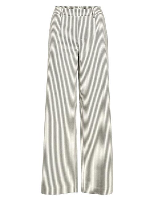 Se Objlisa Wide Pant Aop Noos Object Cream ved Booztlet