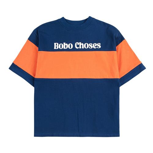 Bobo Choses Bobo Choses Color Block T-shirt Navy Blue | Marine blå | 6-7 years