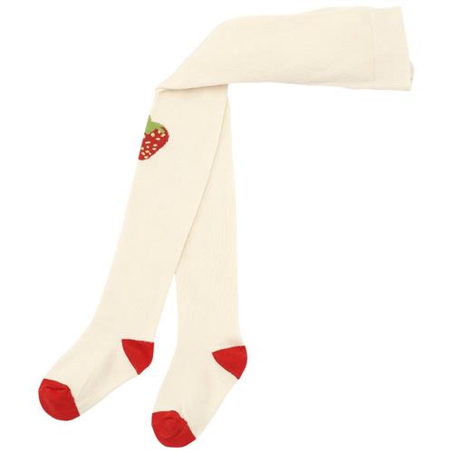 Flöss Strømper Soft White Big Berry | Hvid | 56/62 cm