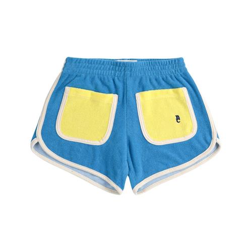 Bobo Choses Blue Color Block Shorts Af Frotté Light Blue 8-9 Y  Blå  8-9 år  mand