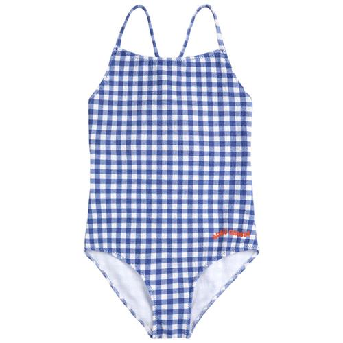 Se Bobo Choses Vichy Badedragt Blue 2-3 Y  Blå  2-3 år  kvinde ved Babyshop