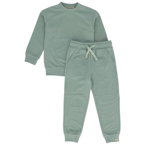 Gullkorn Design Leu Joggesæt Green Fog | Grønn | 92 cm