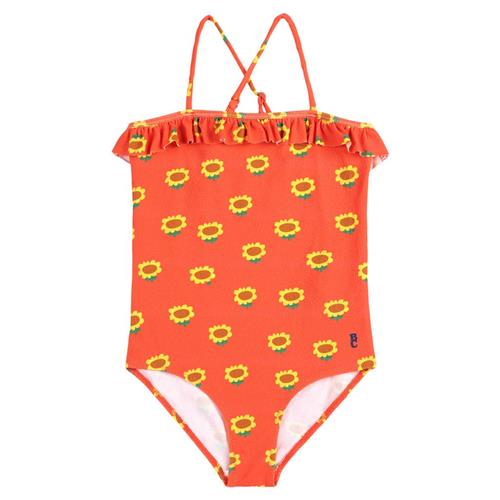 Se Bobo Choses Sunflower All Over Badedragt Red 2-3 Y  Rød  2-3 år  kvinde ved Babyshop