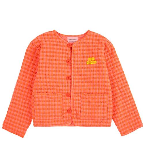 Bobo Choses Vichy Vatteret Jakke Pink | Lyserød | 10-11 years