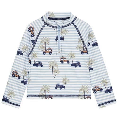 Hust&Claire Maiak Rashguard White 7-8 Y  Blå  7-8 år  mand