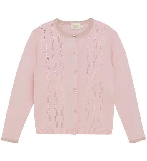 Creamie Cardigan - Pointelle - Strik - Lotus