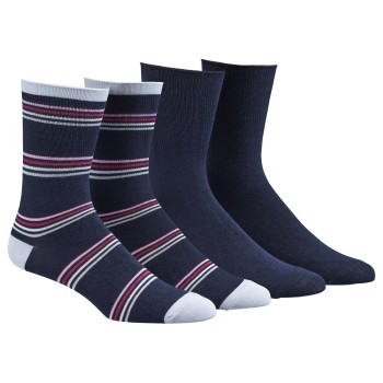 Damella Strømper 2P Bamboo Socks Marineblå Str 43/46 Dame