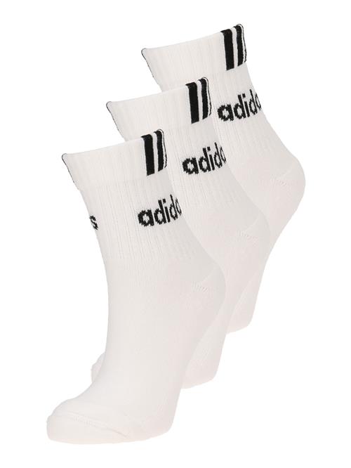 ADIDAS PERFORMANCE Sportssokker '3-Stripes Linear'  sort / hvid