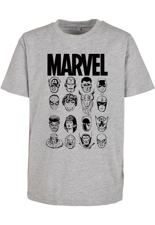 Mister Tee Shirts 'Marvel'  grå / sort