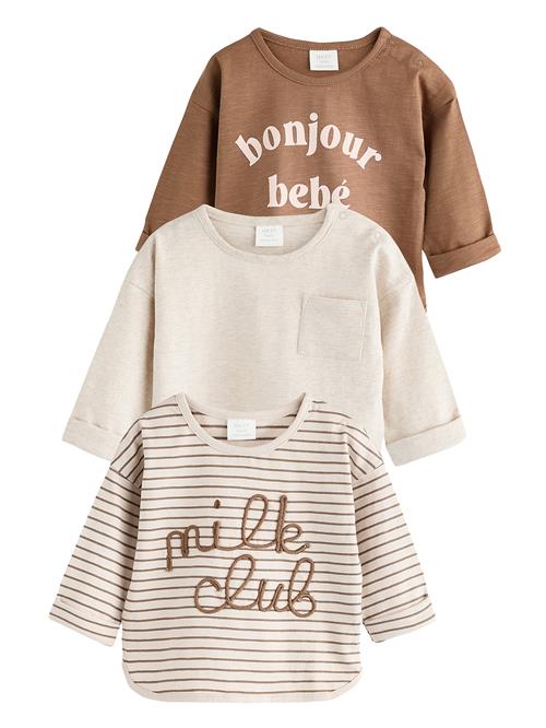 Next Bluser & t-shirts  beige / creme / brun