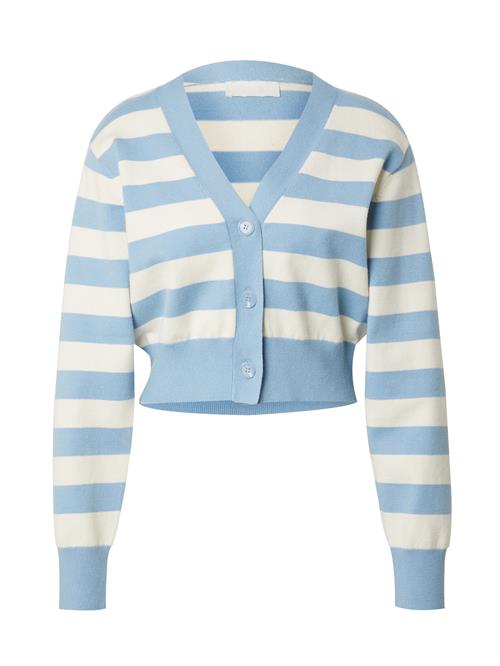 Se LeGer by Lena Gercke Cardigan  lyseblå / offwhite ved About You