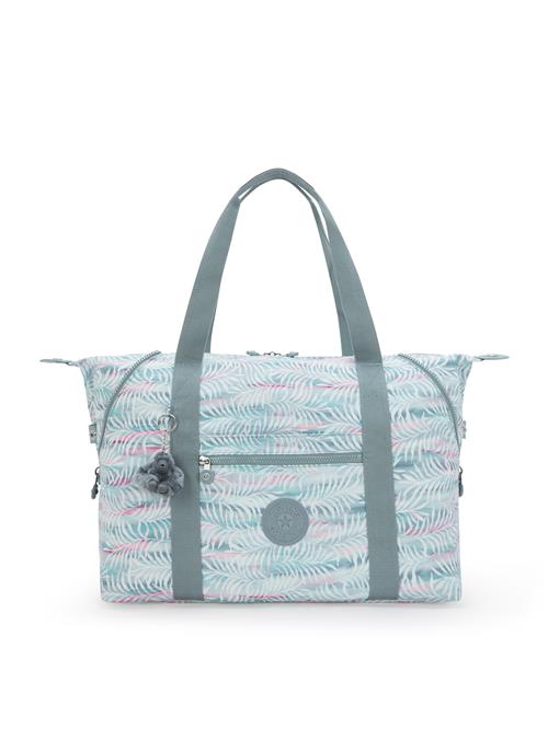 KIPLING Shopper 'Art'  blå / lysegrøn / pink / hvid