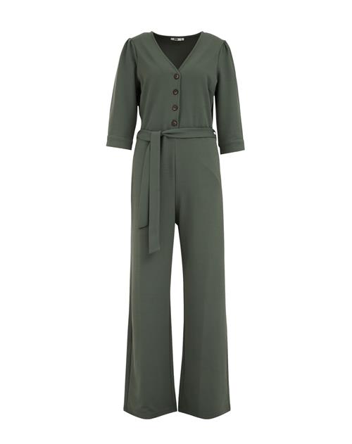 Se WE Fashion Jumpsuit  mørkegrøn ved About You