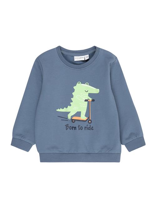 NAME IT Sweatshirt 'NBMVONNE'  navy / opal / lysegrøn / orange