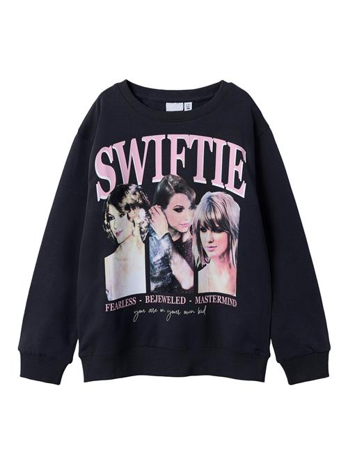 NAME IT Sweatshirt 'NKFFERA TSWIFT'  mørkeblå / lysegul / antracit / rosé