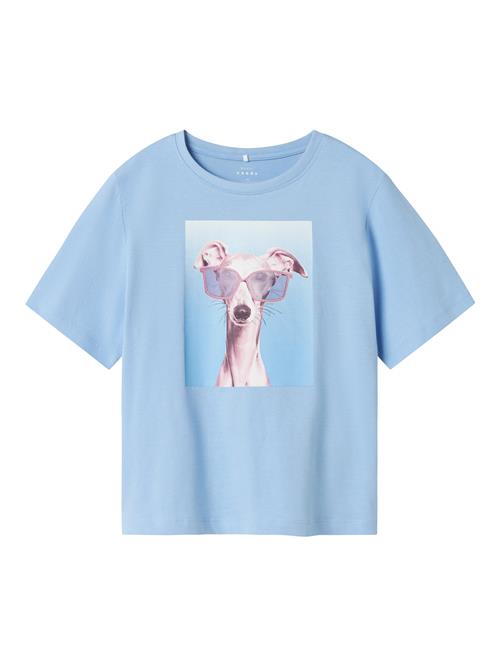 NAME IT Bluser & t-shirts 'NKFVOTEA'  lyseblå / lysegrå / kirsebærsrød