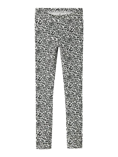 Se NAME IT Leggings 'NKFVIVIAN'  grå / lysegrå / sort ved About You