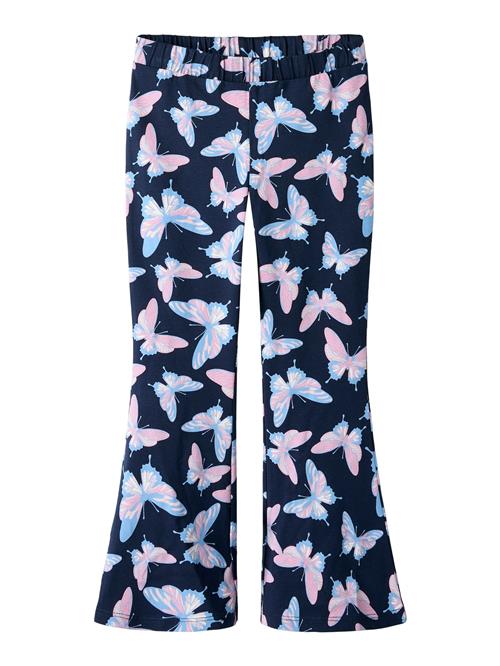 NAME IT Leggings 'NMFDIMSI'  navy / lyseblå / lyserød