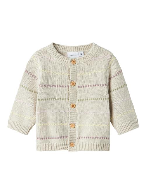 NAME IT Cardigan  kit / lysegul / oliven / lysviolet