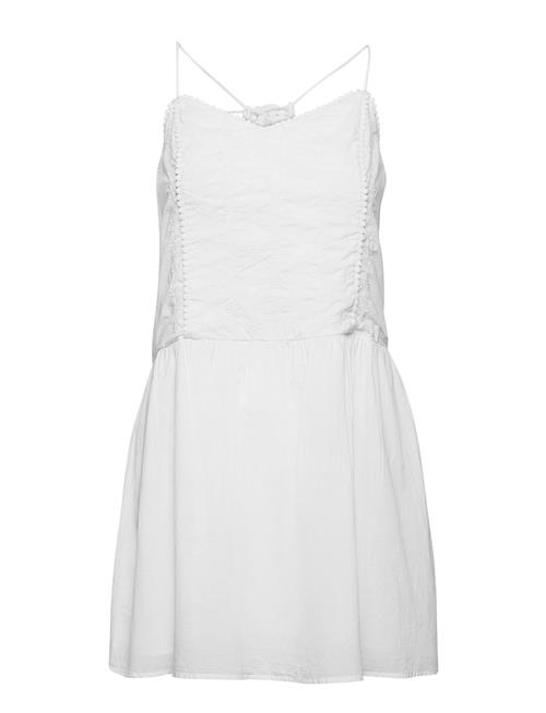 Crossback Embroided Dress GAP White