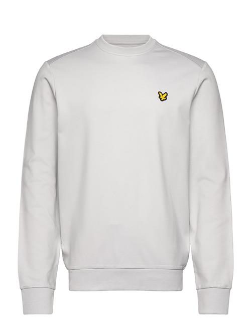 Crew Neck Fly Fleece Lyle & Scott Sport White