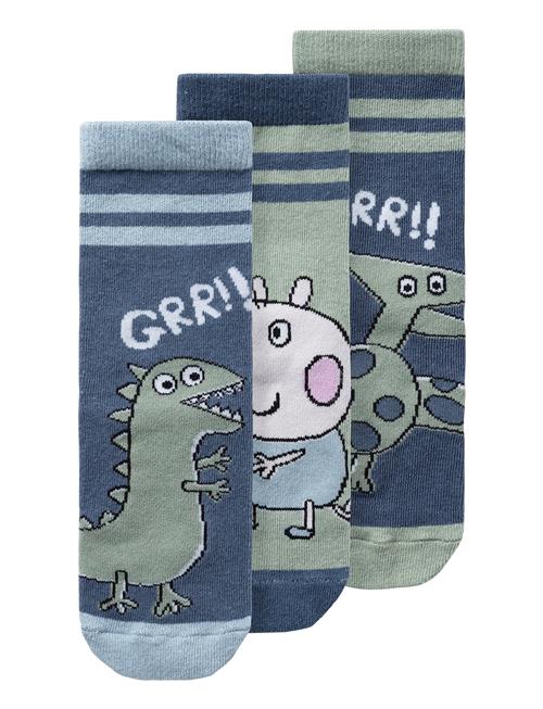 Nmmadinis Peppapig 3P Sock Cplg Name It Green