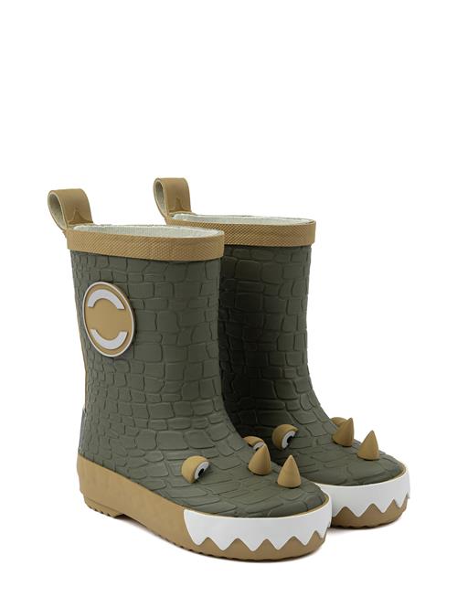 3D Dragon Wellies Mikk-line Green