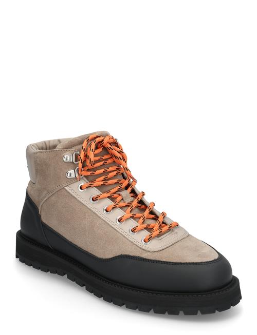 Olaf Lace-Up Boot - Earth Suede Garment Project Beige