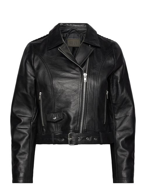 Helen Leather Biker Jacket Jofama Black