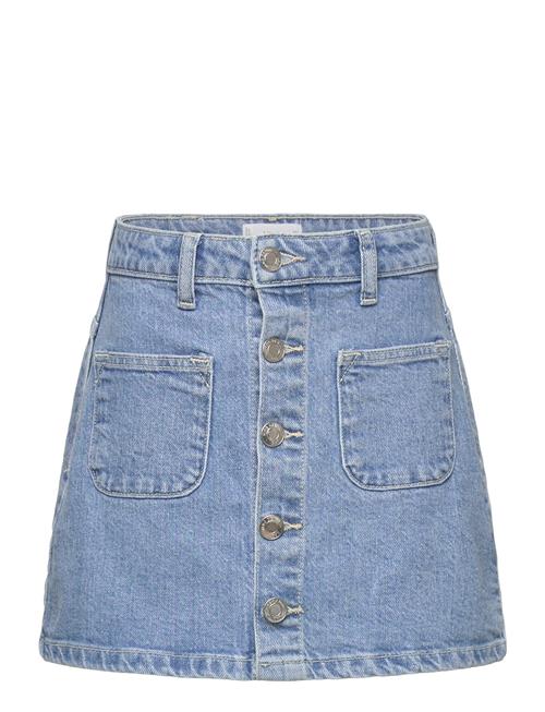 Butt D Denim Skirt Mango Blue