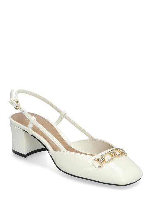 Heeled Shoes With Link Detail Mango White