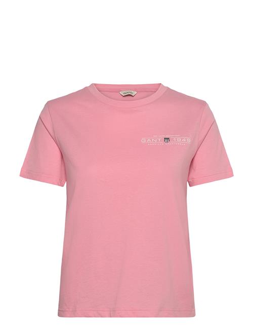 Reg Shield Ss T-Shirt GANT Pink