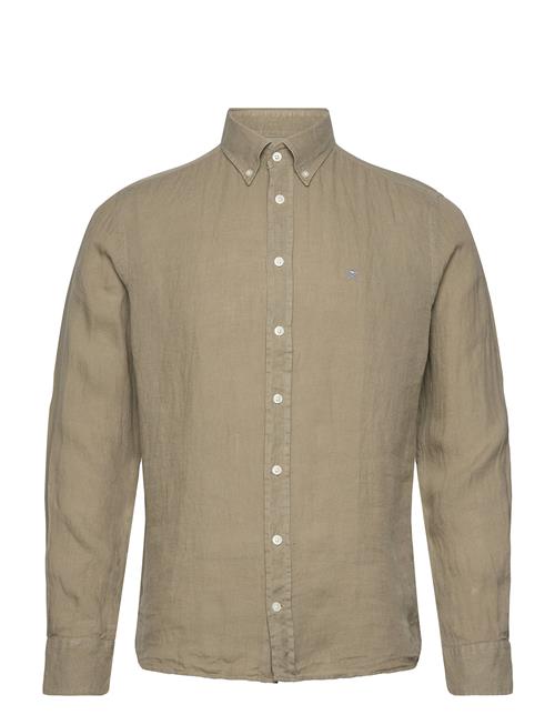 Ess Gmd Linen Brpt Hackett London Green