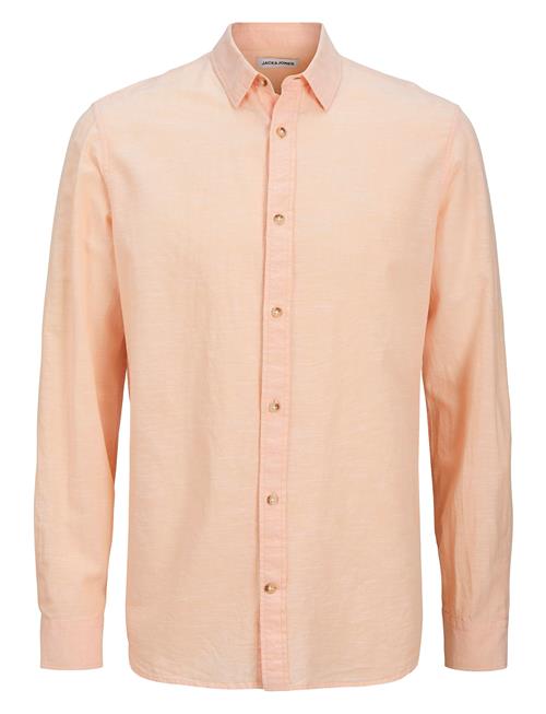 Jack & Jones Jjesummer Shirt Ls Sn Jack & J S Orange