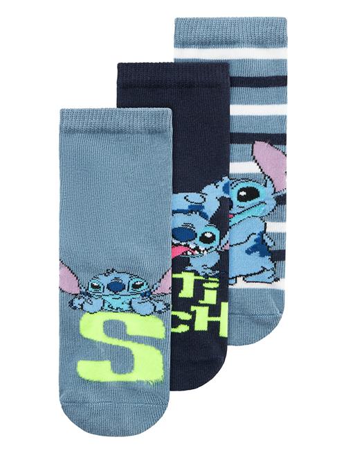 Nmmmik Stitch 3P Sock Wdi Name It Blue